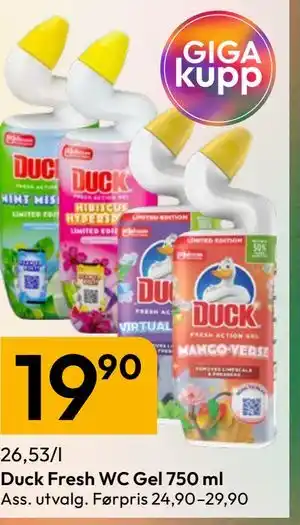 Gigaboks Duck Fresh WC Gel 750 ml tilbud