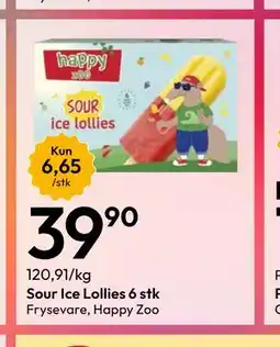 Gigaboks Sour Ice Lollies 6 stk tilbud