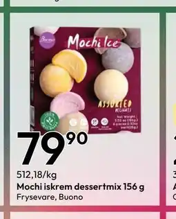 Gigaboks Mochi iskrem dessertmix 156 g tilbud