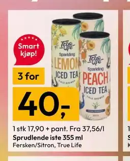 Gigaboks Sprudlende iste 355 ml tilbud