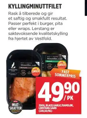 Meny KYLLINGMINUTTFILET tilbud