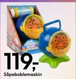 Gigaboks Såpeboblemaskin tilbud