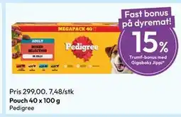 Gigaboks Pouch 40 x 100 g tilbud