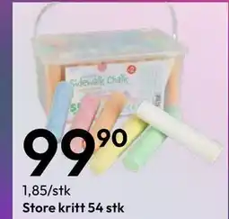Gigaboks Store kritt 54 stk tilbud