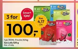 Gigaboks Sun Lolly 520 g tilbud