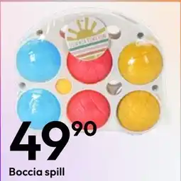Gigaboks Boccia spill tilbud