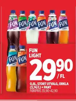 Meny FUN LIGHT tilbud