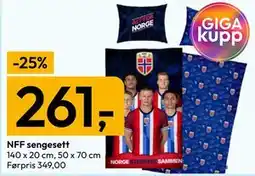 Gigaboks NFF sengesett tilbud