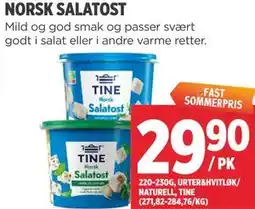 Meny NORSK SALATOST tilbud