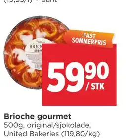 Meny Brioche gourmet tilbud