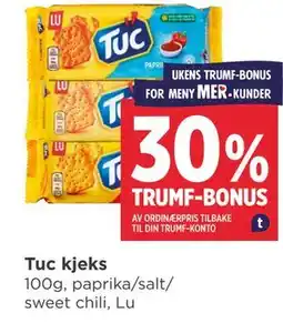 Meny Tuc kjeks tilbud