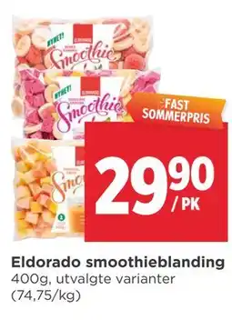 Meny Eldorado smoothieblanding tilbud