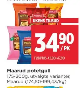 Meny Maarud potetgull tilbud