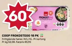 Matkroken COOP FROKOSTEGG 18 PK tilbud