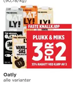 Meny Oatly tilbud