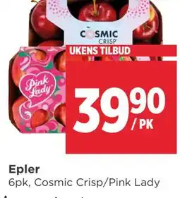 Meny Epler tilbud