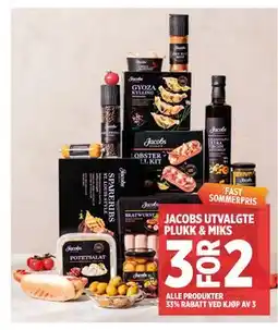 Meny JACOBS UTVALGTE tilbud