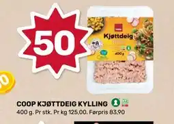 Matkroken COOP KJØTTDEIG KYLLING tilbud