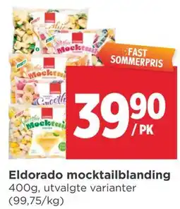Meny Eldorado mocktailblanding tilbud