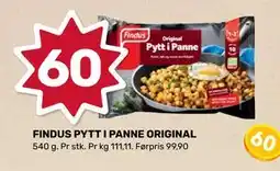 Matkroken FINDUS PYTT I PANNE ORIGINAL tilbud