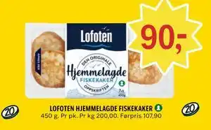 Coop Prix LOFOTEN HJEMMELAGDE FISKEKAKER tilbud