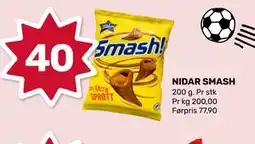 Matkroken NIDAR SMASH tilbud