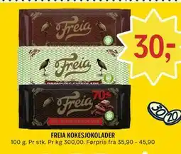 Coop Prix FREIA KOKESJOKOLADER tilbud