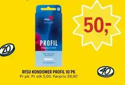 Coop Prix RFSU KONDOMER PROFIL 10 PK tilbud