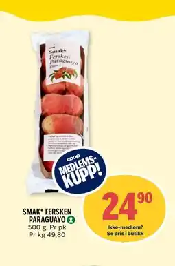 Coop Prix SMAK* FERSKEN PARAGUAYO, Medlemspris tilbud