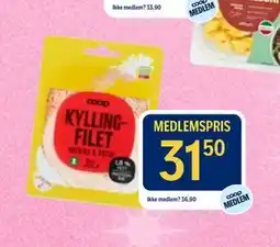 Coop Prix Kyllingfilet tilbud