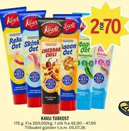 Coop Prix KAVLI TUBEOST tilbud