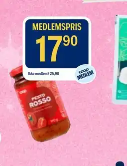 Coop Prix Pesto Rosso tilbud