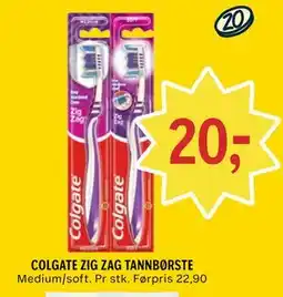 Coop Prix COLGATE ZIG ZAG TANNBØRSTE tilbud