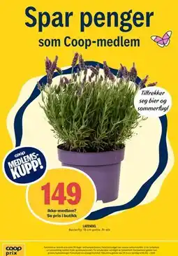 Coop Prix LAVENDEL, Medlemspris tilbud