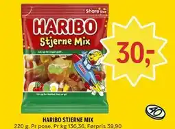 Coop Prix HARIBO STJERNE MIX tilbud