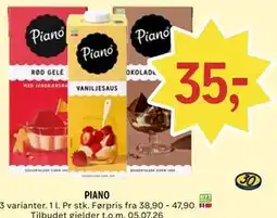 Coop Prix PIANO tilbud
