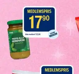 Coop Prix Pesto Alla Genovese tilbud