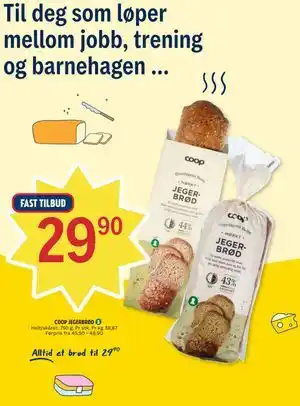 Coop Prix COOP JEGERBRØD tilbud