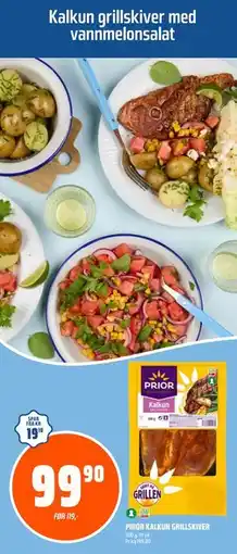 Coop Obs PRIOR KALKUN GRILLSKIVER tilbud