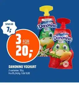 Coop Obs DANONINO YOGHURT tilbud