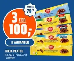 Coop Obs FREIA PLATER tilbud