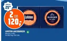 Coop Obs LOFOTEN LAKSEBURGER tilbud
