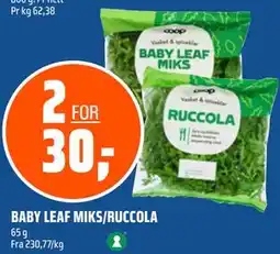 Coop Obs BABY LEAF MIKS/RUCCOLA tilbud