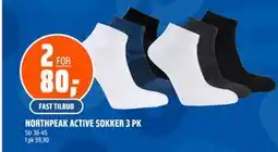 Coop Obs NORTHPEAK ACTIVE SOKKER 3 PK tilbud