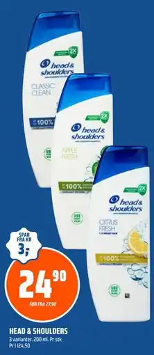Coop Obs HEAD & SHOULDERS tilbud