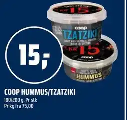 Coop Obs COOP HUMMUS/TZATZIKI tilbud