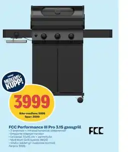 Coop Obs FCC Performance III Pro 3.1S gassgrill tilbud