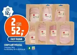 Coop Obs COOP KJØTTPÅLEGG tilbud