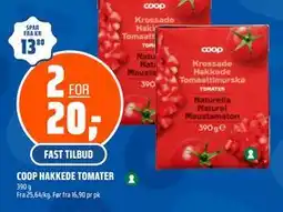 Coop Obs COOP HAKKEDE TOMATER tilbud