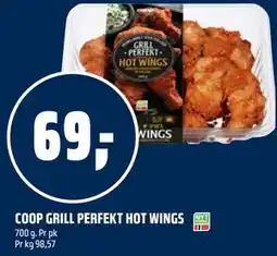 Coop Obs COOP GRILL PERFEKT HOT WINGS tilbud